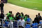 En vert les U 13 de l'ACA